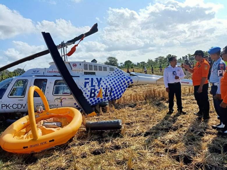 Dipantau, Insiden Jatuhnya Hekikopter di Lombok
